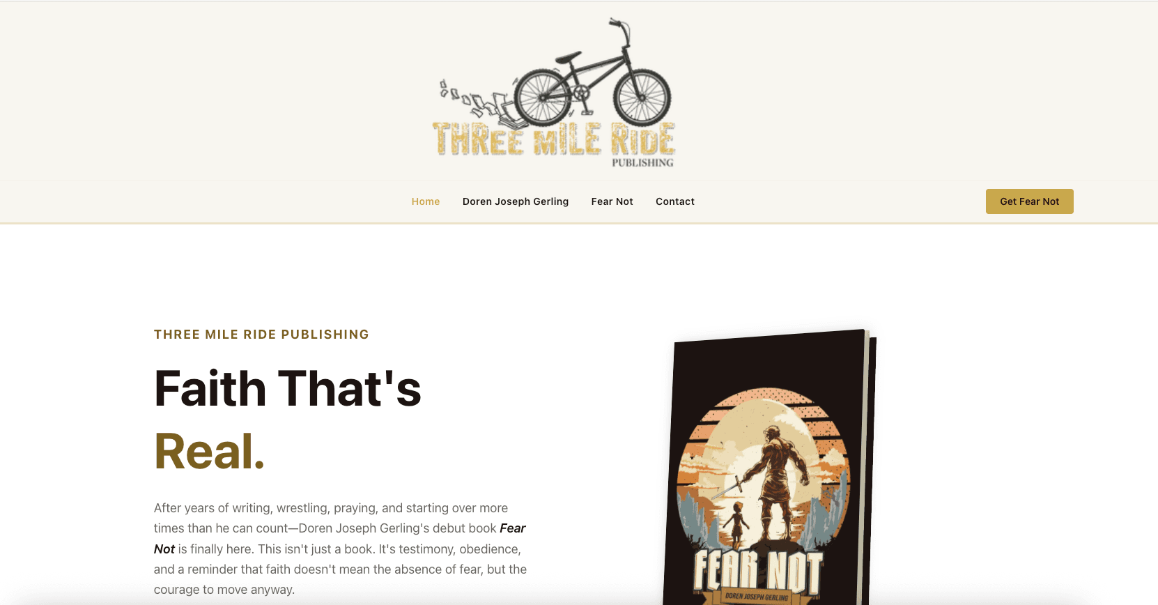 Three Mile Ride Publishing Website